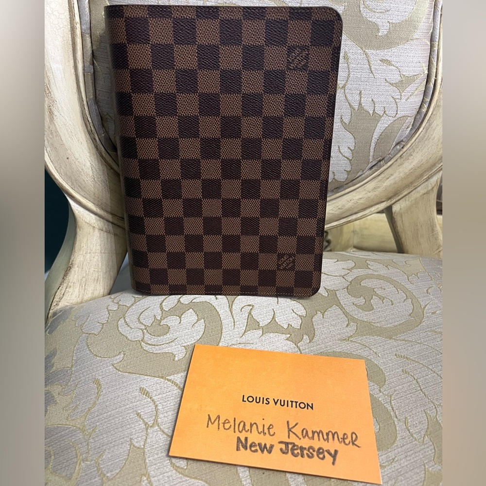 Louis Vuitton Damier Desk agenda cover